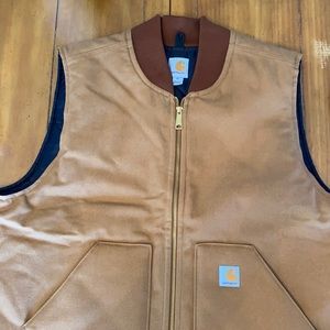 Carhartt Duck Vest- Arctic Quilt Lined